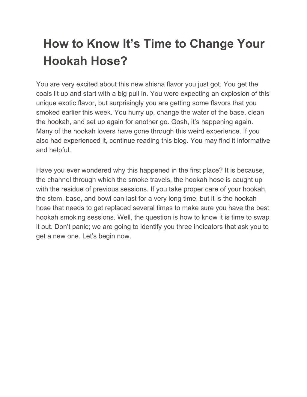 how to know it s time to change your hookah hose