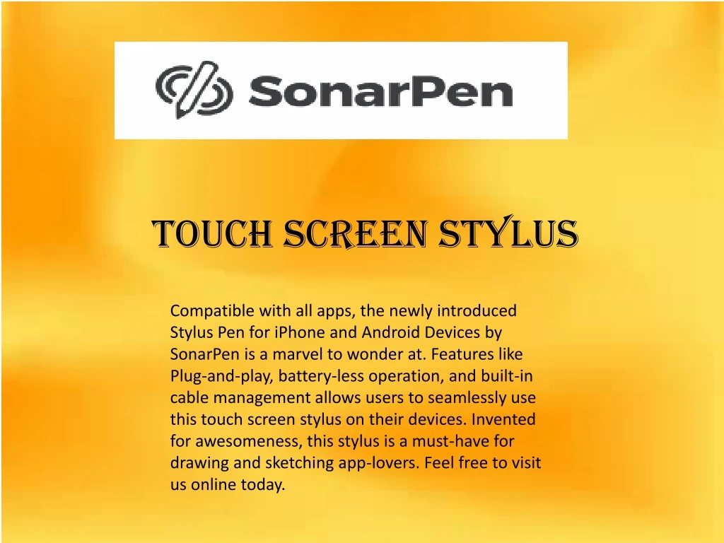 touch screen stylus