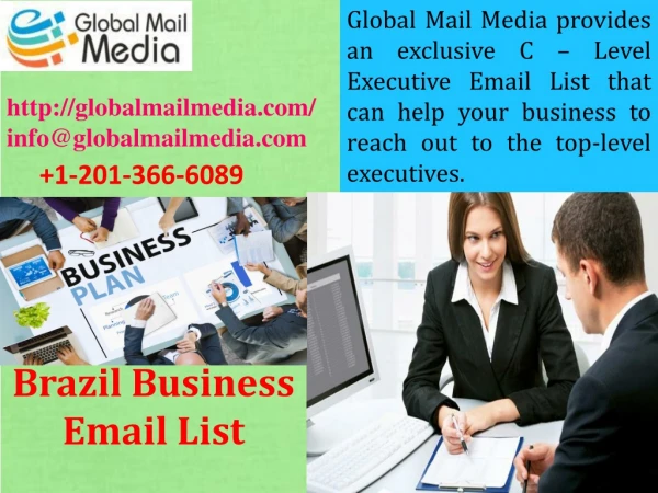 global mail media provides an exclusive c level