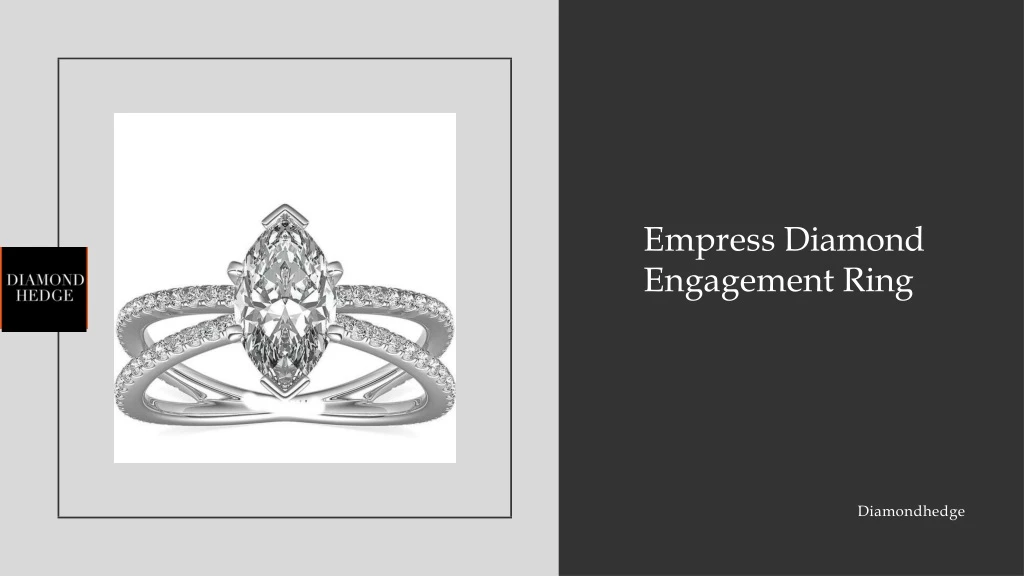 empress diamond engagement ring