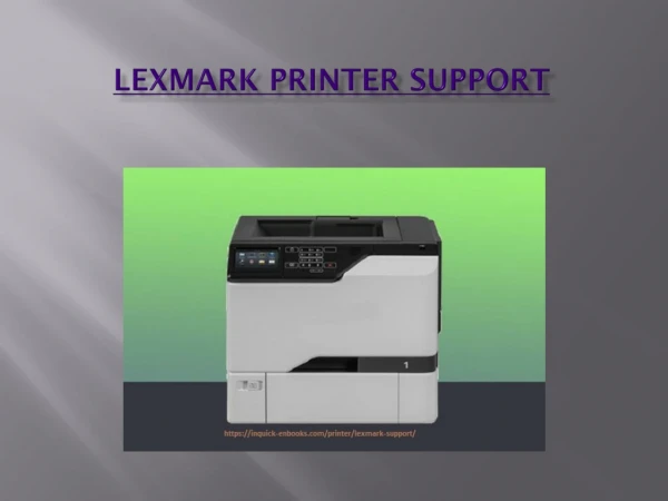 lexmark printer support