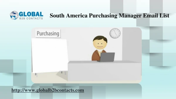 South America Purchasing Manager Email List