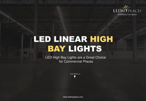 Energy-Efficient LED Linear High Bay Light For Indoor Lighting