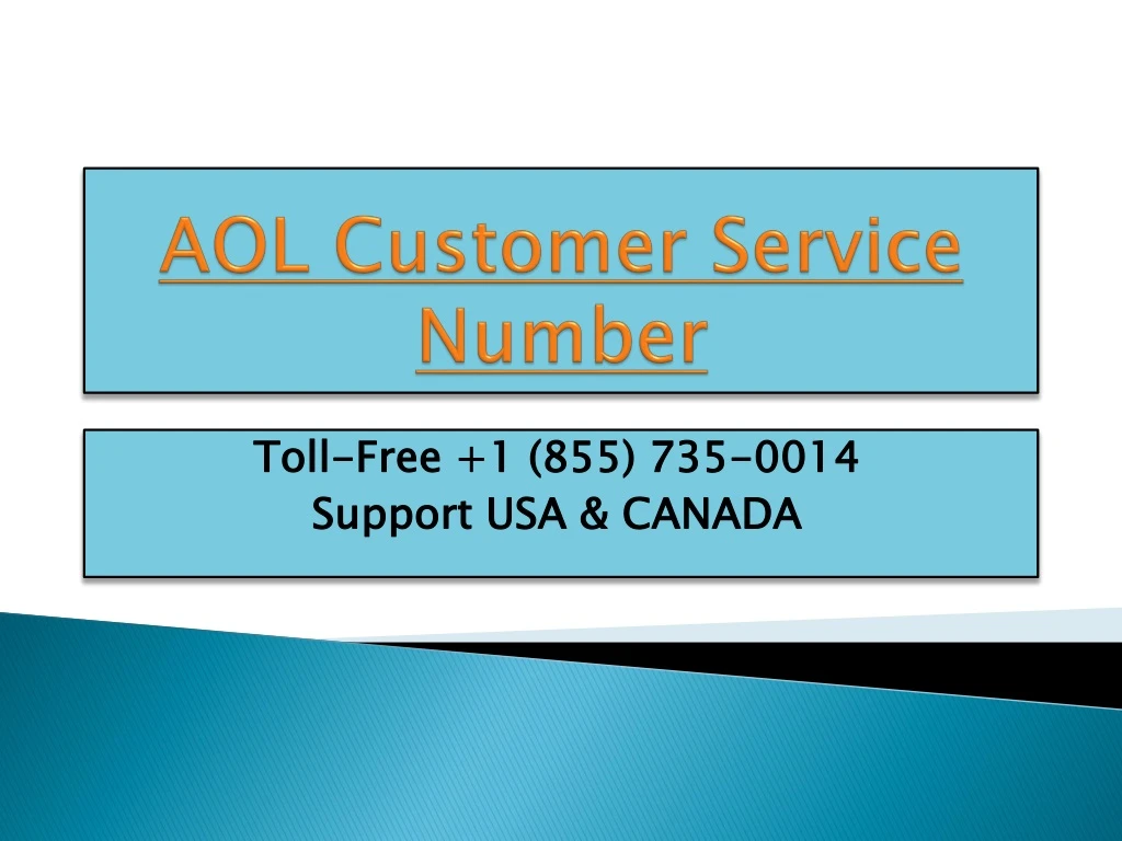 aol customer service number