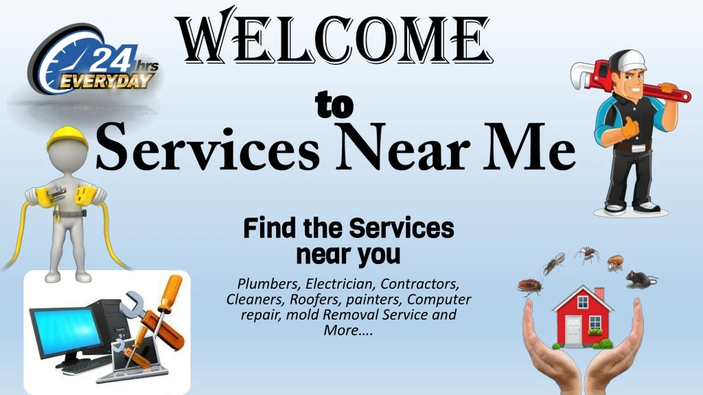 welcome to services near me