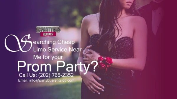 Searching Limo Service Near Me for Your Prom Party