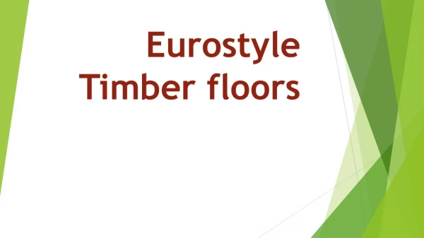 Melbourne Eurostyle Timber Floor Installation