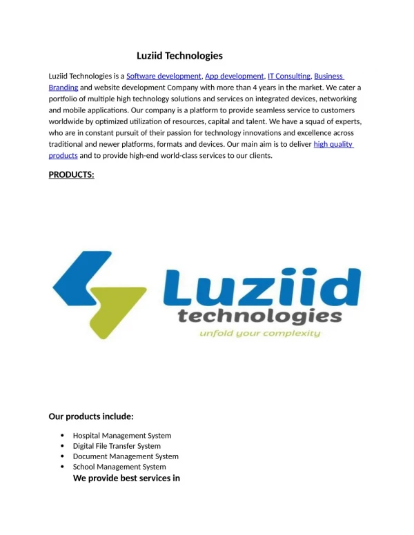 Luziid Technologies