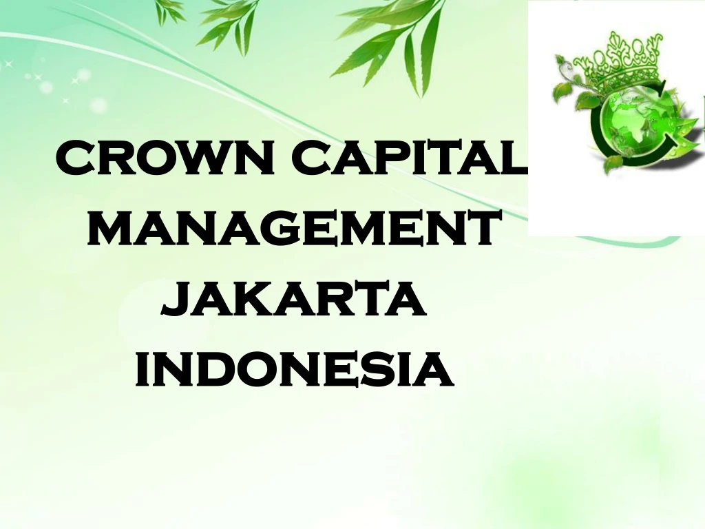 crown capital management jakarta indonesia