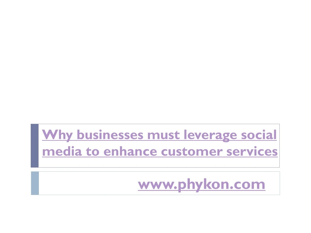why businesses must leverage social media