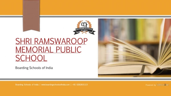 Shri Ramswaroop Memorial Public School - Lucknow