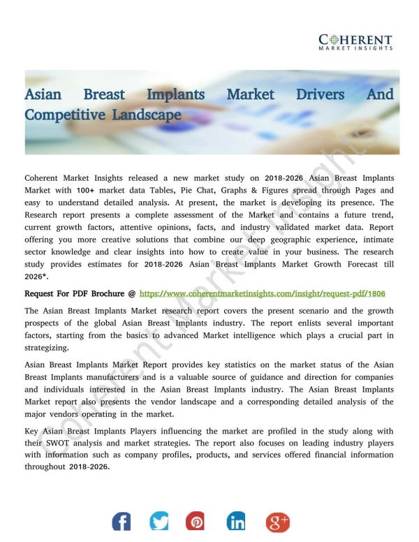 Asian Breast Implants Market Drivers And Competitive Landscape