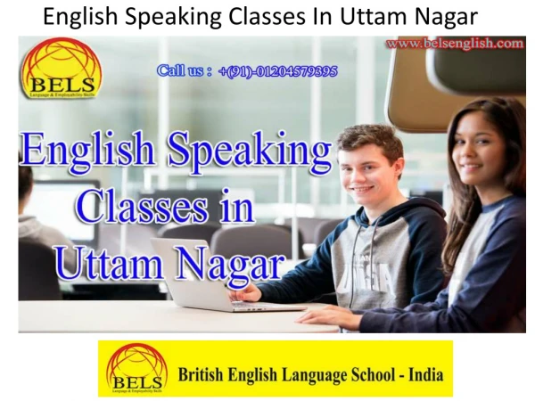 English Speaking Classes In Uttam Nagar