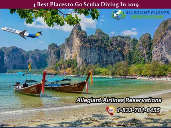 Plan a trip for a scuba diving with Allegiant Airlines Reservations