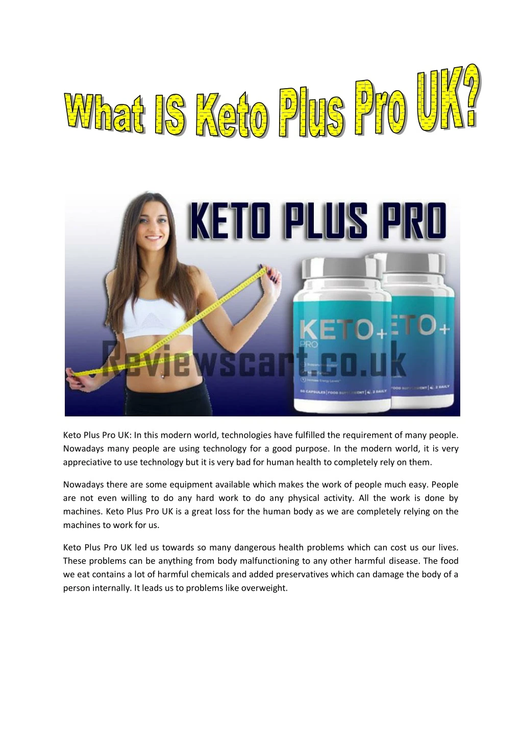 keto plus pro uk in this modern world