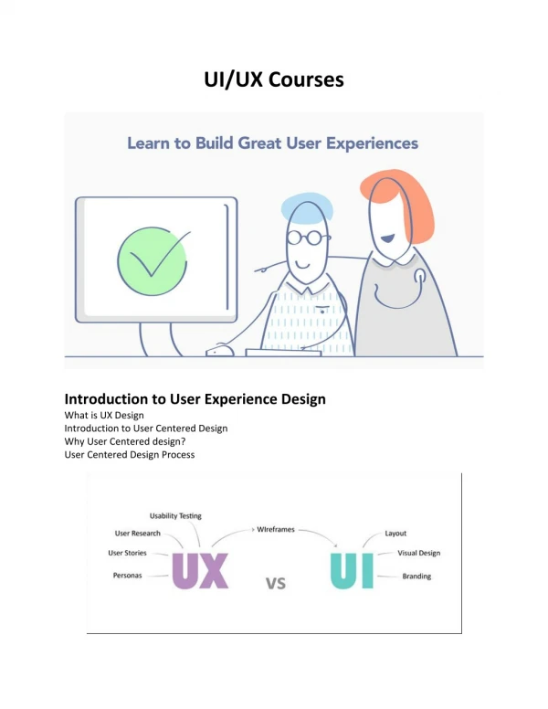 UI/UX Courses