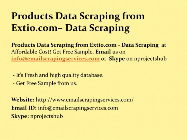 Products Data Scraping from Exito.com