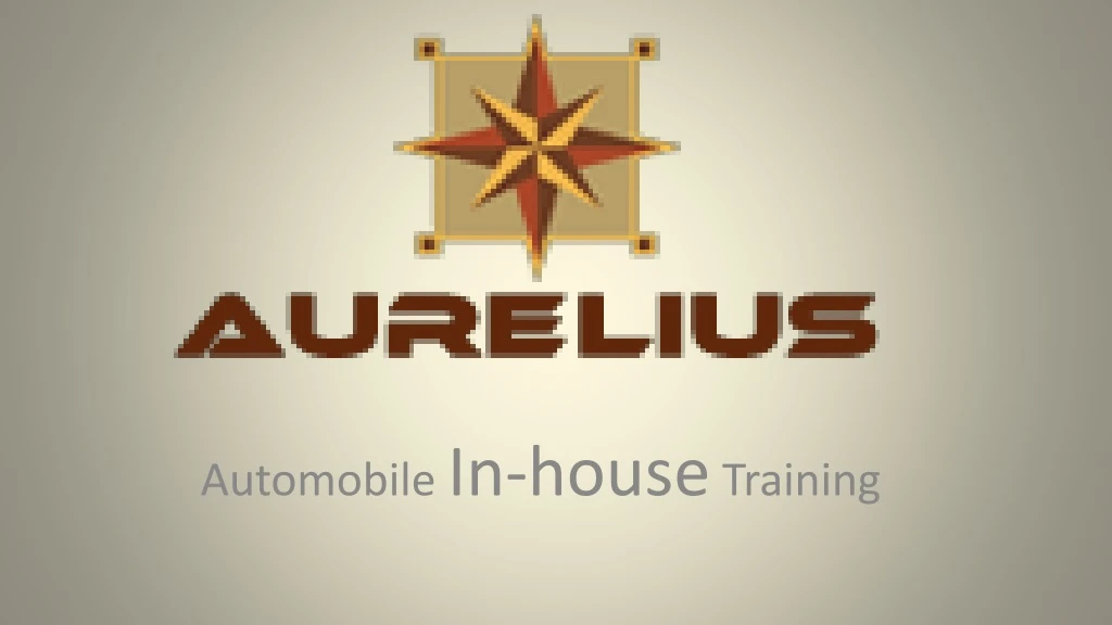 automobile in house training