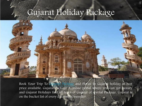 Gujarat holiday Package