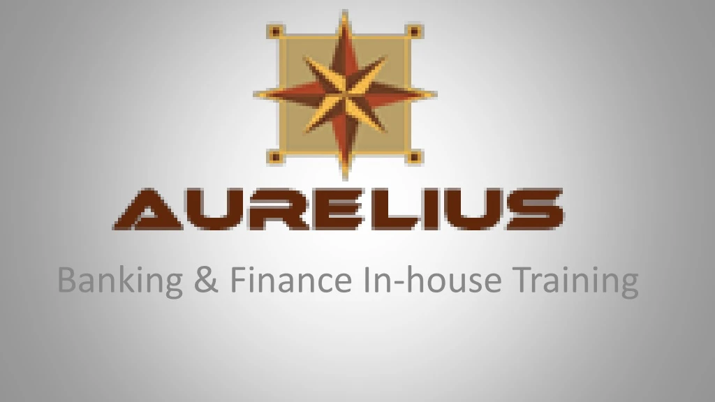 banking finance in house training