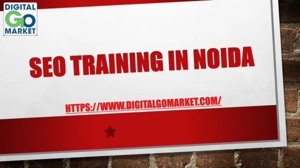 seo training in noida