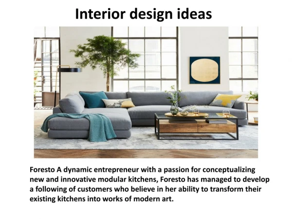 Interior design for home