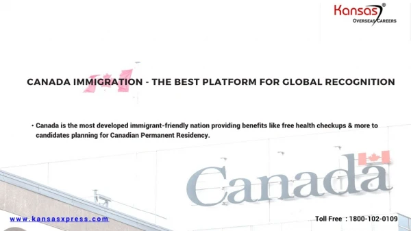 Canada Immigration Agent | Work and Settle in Canada | Kansas
