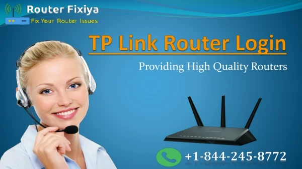 Tp Link Login | Step by Step Tp Link Router Login Process | 1-844-245-8772