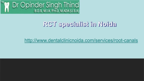 RCT specialist in Noida