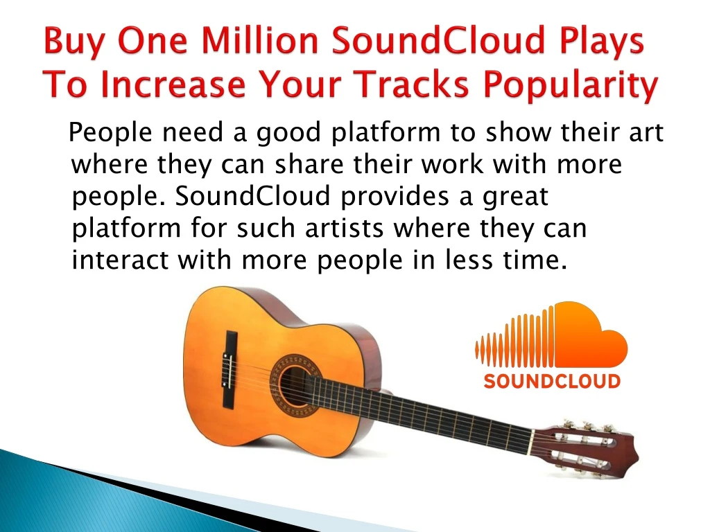 buy one million soundcloud plays to increase your tracks popularity