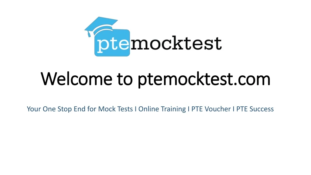welcome to ptemocktest com