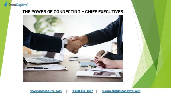 THE POWER OF CONNECTING-CHIEF-EXECUTIVES