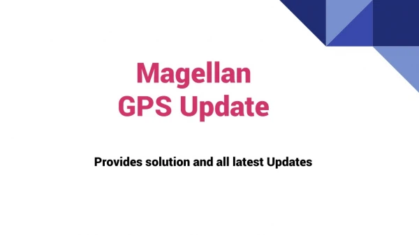 How to update Magellan GPS Update