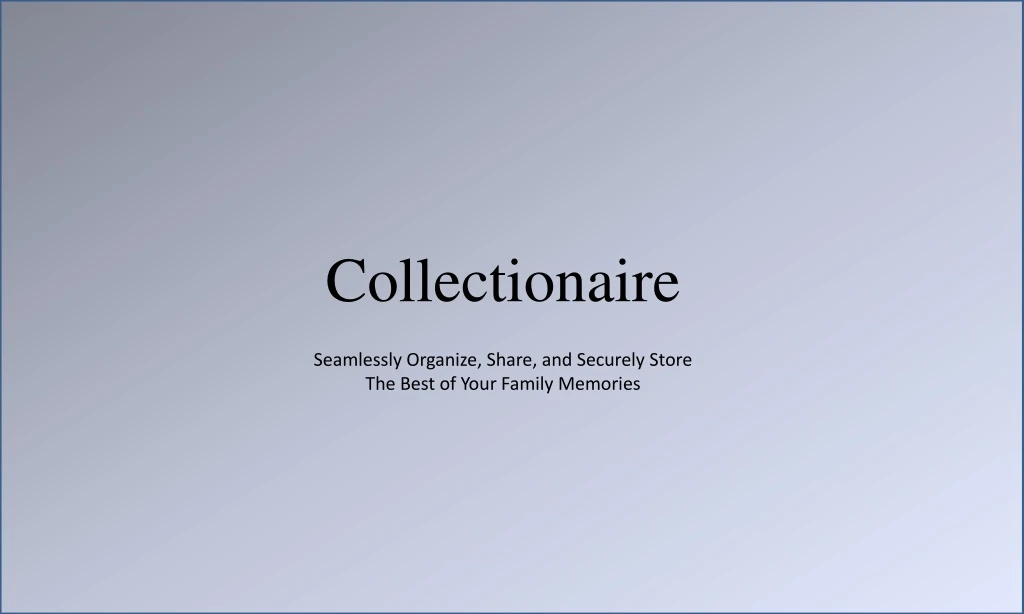 collectionaire