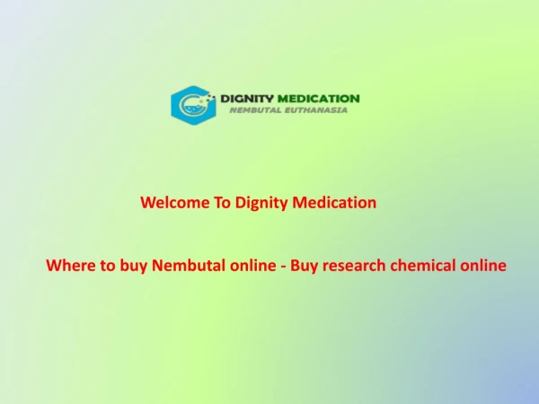 Where to buy Nembutal online - Buy research chemical online