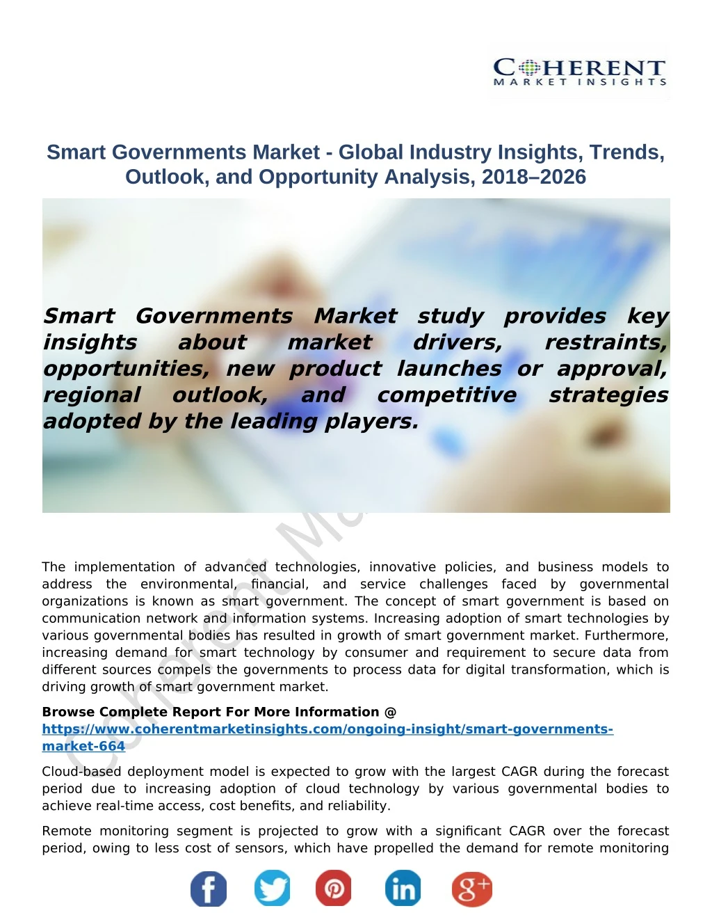 smart governments market global industry insights