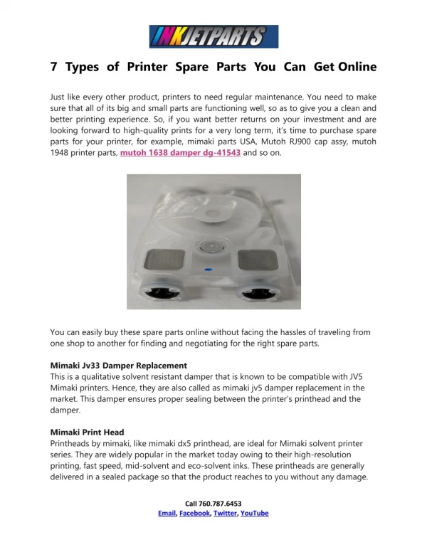 Printer Pressure Roller Price