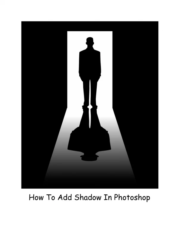 How To Add Natural Drop Shadow In Photoshop