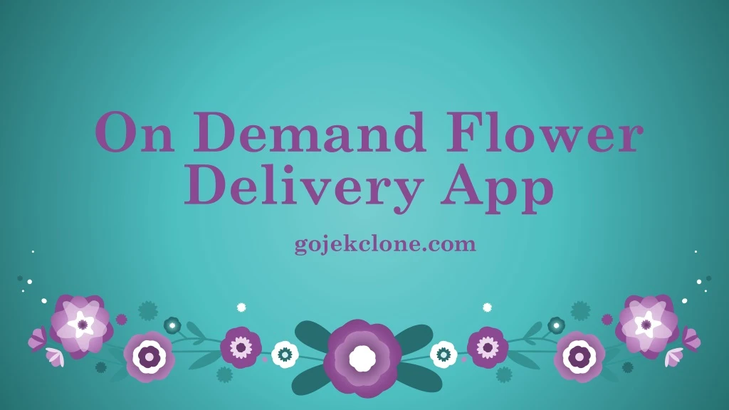 on demand flower delivery app