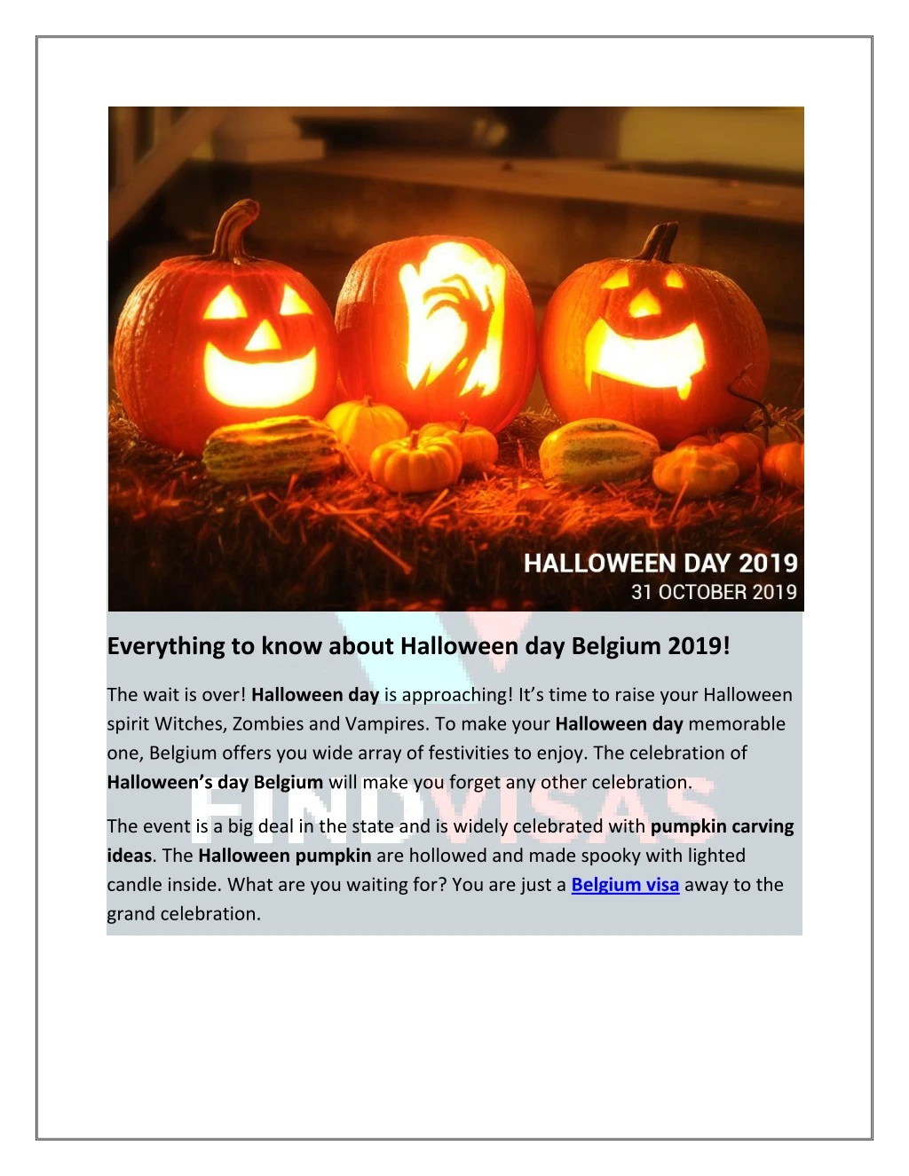 everything to know about halloween day belgium