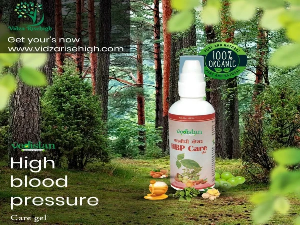 Buy HBP Gel High Blood Pressure Ayurvedic Lotion