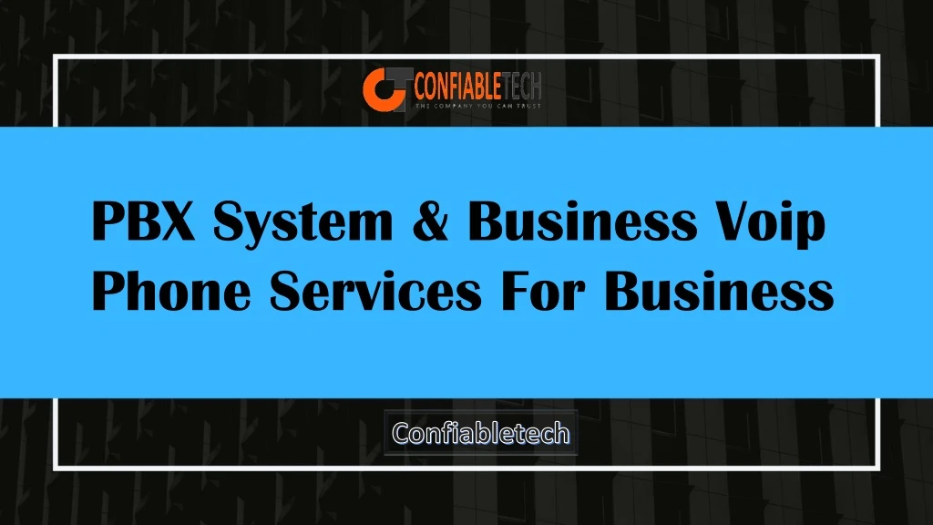 pbx system business voip phone services