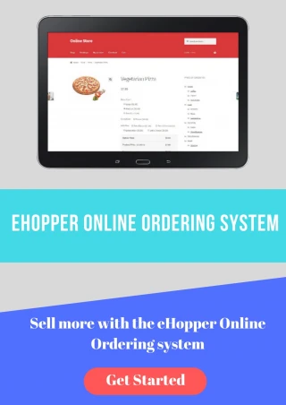 Online Ordering System - slide 1