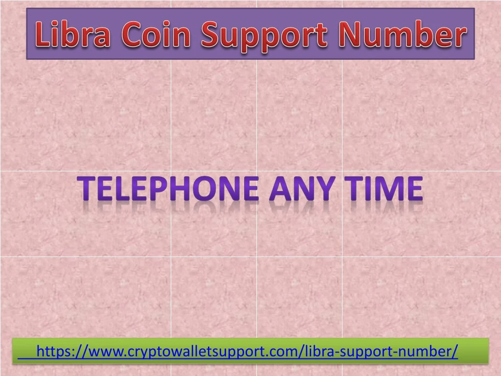 libra coin s upport number