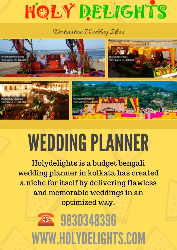 Budget Bengali Wedding Planner in Kolkata, India