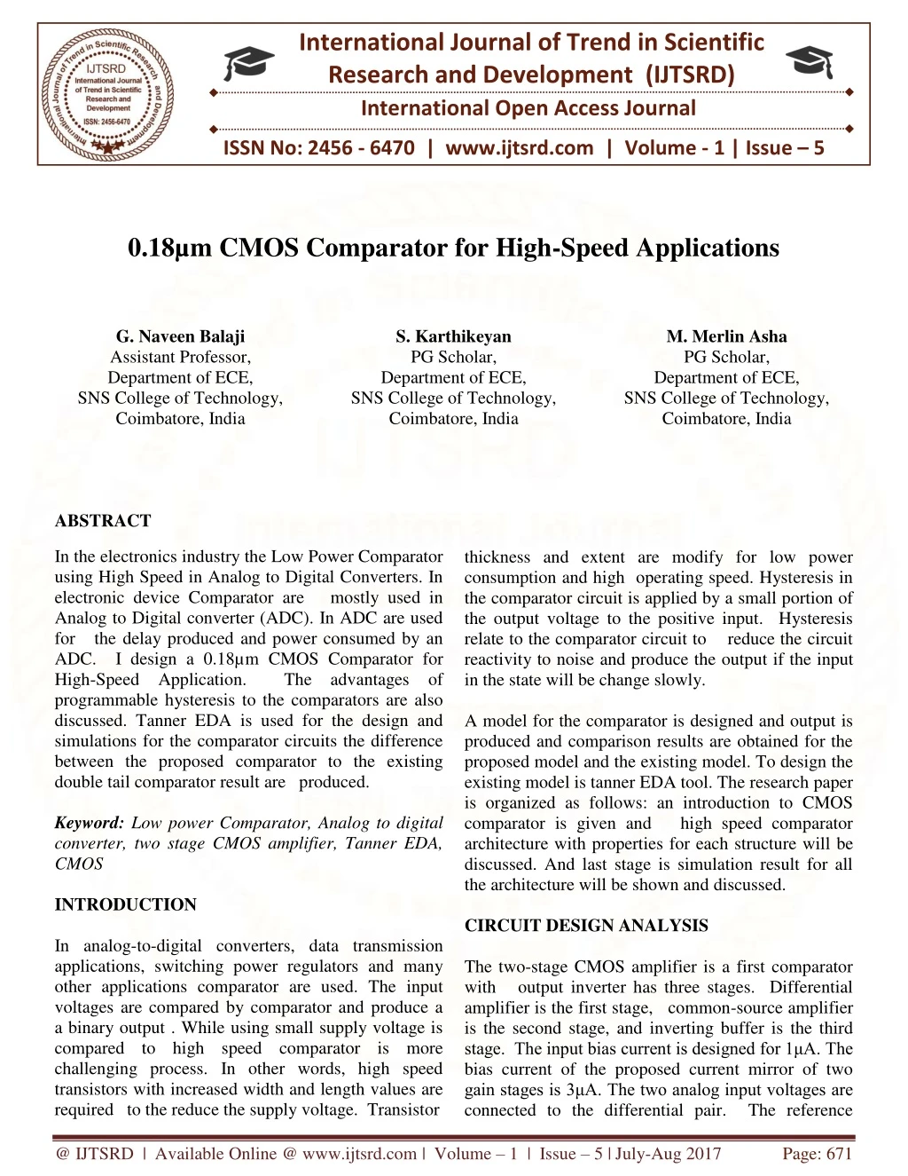 international journal of trend in scientific