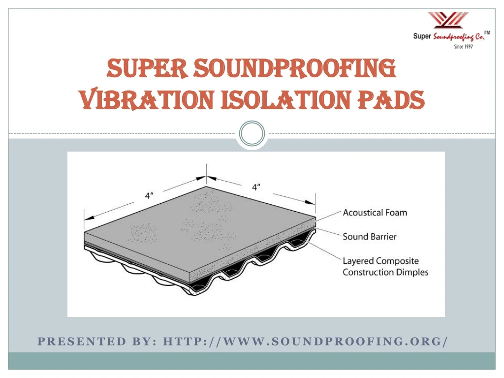 super soundproofing vibration isolation pads