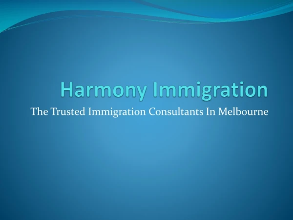 Harmony Immigration
