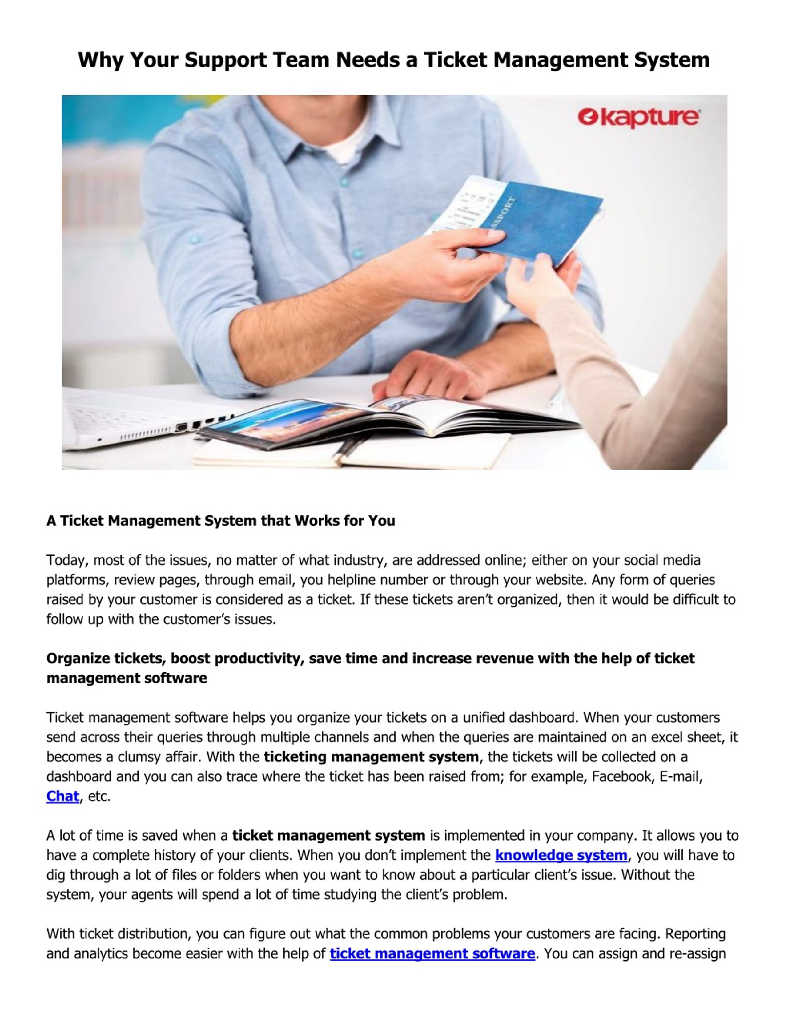 PPT - Why Your Support Team Needs a Ticket Management System PowerPoint ...