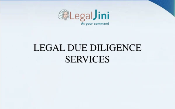 [PPT] Legal due diligence - Legaljini
